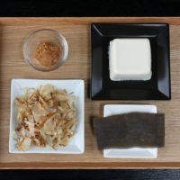 豆腐の味噌汁材料