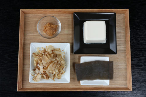 豆腐の味噌汁材料